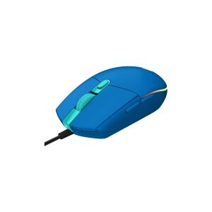 Logitech Gaming Mouse G203 LIGHTSYNC - Mus - optisk - 6 knapper - kabling - USB - blå