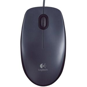 Logitech M100 Optisk Kabling - Sort