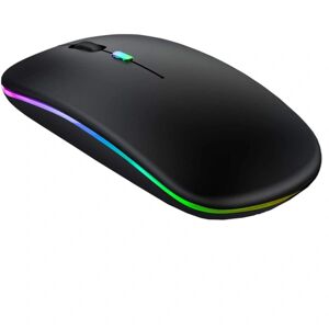 Mwin Genopladelig Bluetooth Mouse 5.1+2.4G Wireless Slim/Silent-sort