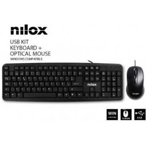 KIT USB NILOX - TECLADO + RATÓN ÓPTICO