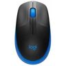 Raton Logitech M190 Wireless Negro Azul 3 Botones/10 M/Nano 910-005907