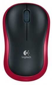 Raton Optico Logitech M185 Wireless Rojo 910-002237