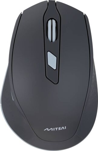 MITSAI Ratón MITSAI R840 Silent (Inalámbrico - Óptico - 1600 dpi - Gris)