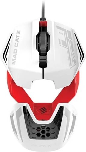 Mad Catz Ratón Gaming MADCATZ Wired Blanco y Rojo (Caja Abierta)