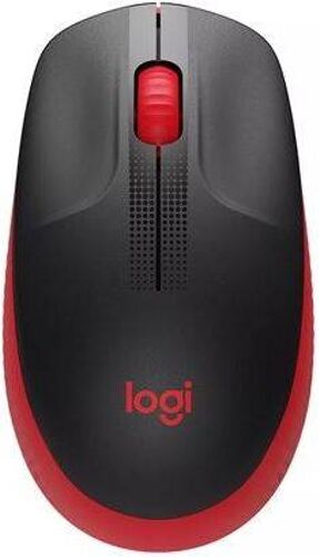 Logitech Ratón LOGITECH M190 (Inalámbrico - Casual - Rojo)