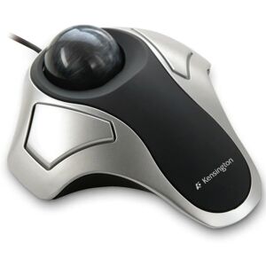 , Souris TrackBall ergonomique filaire pour PC, Mac, ambidextre, Gris