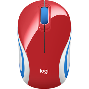 Logitech M187 - Maus Accessoires informatiques Rouge Original 910-002732