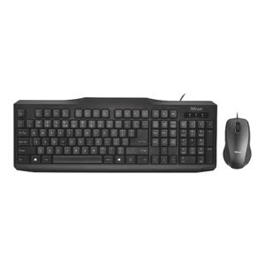 Ensemble clavier + souris filaire Trust Classicline - Publicité