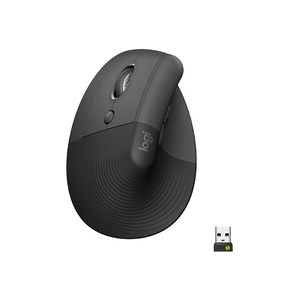 Logitech Lift Left Ergonomique Verticale, Sans Fil, Silencieuse - Graphite - Publicité