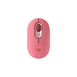 Logitech POP Mouse Bluetooth, USB, Multidispositifs - Heartbreaker Rose - Publicité