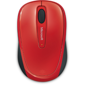 Microsoft WIRELESS MOBILE MOUSE 3500 FLAME RED GLOSS - Publicité