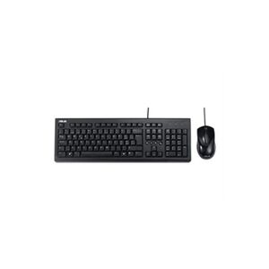 Asus U2000 - Ensemble clavier et souris - USB - Espagnol - noir - Publicité