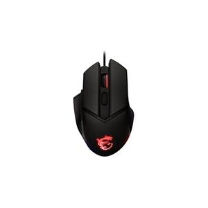 MSI Clutch GM20 Elite - Souris - ergonomique - pour droitiers - optique - 6 boutons - filaire - USB 2.0 - Publicité