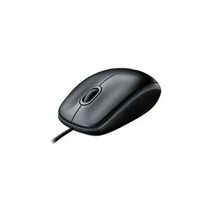 Logitech m100 souris filaire usb, 3 boutons, capteur optique 1000 ppp, ambidextre, compatible avec pc/mac/portable - noire - Publicité