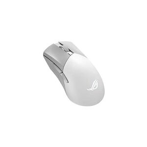 Asus ROG Gladius III Wireless AimPoint - Souris - pour droitiers - optique - 6 boutons - sans fil, filaire - USB, 2.4 GHz, Bluetooth 5.1 LE - blanc clair - Publicité