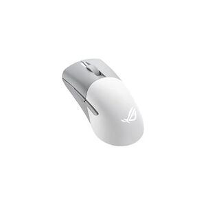 Asus ROG Keris Wireless AimPoint - Souris - pour droitiers - optique - 5 boutons - sans fil, filaire - 2.4 GHz, USB 2.0, Bluetooth 5.1 LE - blanc clair de - Publicité