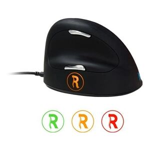 R-Go Tools R-Go HE Break Souris ergonomique, Logiciel anti-RSI, Grand (au-dessus 185mm), droitier, Filaire - Souris verticale - ergonomique - pour droitiers - 5 - Publicité