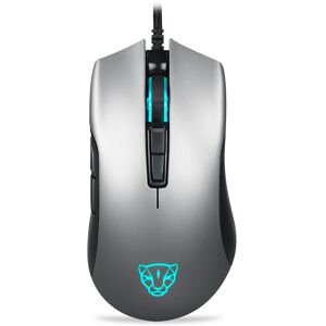 Souris de jeu filaire MOTOSPEED V70 USB, capteur optique de 6400, rétroéclairage RGB à 8 niveaux et 12000 DPI, ergonomiq