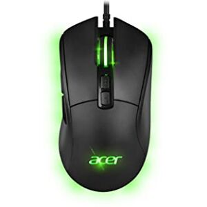 Acer , Souris Gaming STARLIGHT-GM1000 Matériau : Caoutchouc, 10 Effets LED Multicolores, 7 Boutons, 10000 dpi, 100 IPS, câble 1,7 m recouvert de Tissu - Publicité