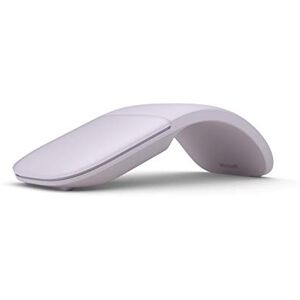 Microsoft – Souris Arc – souris Bluetooth pour PC, ordinateurs portables compatible Windows, Mac, Chrome OS (fine, légère, transportable, tactile) – Lilas (ELG-00025) - Publicité