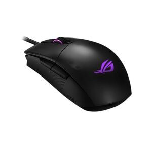 Asus ROG Strix Impact II ambidextrous, ergonomic gaming mouse with 6,200 dpi optical sensor, lightweight design and Aura Sync RGB lighting, Black - Publicité