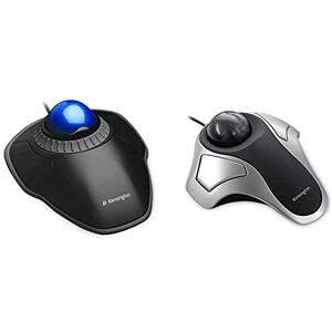 Kensington Orbit Mouse Trackball Filaire Ergonomique Bleu (K72337EU) & Orbit TrackBall Souris TrackBall Ergonomique Filaire, Suivi Optique et Boule de 40 mm Gris sidéral (64327EU) - Publicité