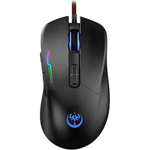 Selma. Souris de jeu filaire RVB optique USB avec 6 boutons programmables 3200 DPI réglable 6 couleurs rétroéclairées pour PC 3200 dpi souris de jeu - Publicité