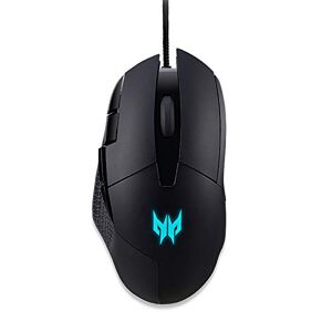 Acer Predator Cestus 315 Souris de gaming jusqu'à 6500 DPI 8 boutons dont feu éclaté 4 niveaux de réglage DPI avec 4 couleurs LED Capteur Pixart 3325 Noir - Publicité