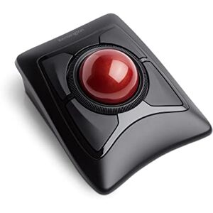 Kensington Expert Mouse Souris Trackball Sans Fil Ergonomique, Pour PC, Mac et Windows avec Design Ambidextre, Suivi Optique, Molette de Défilement & Boule 55mm Rouge (K72359WW) - Publicité