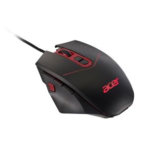 Acer Nitro Gaming Mouse, Souris Gaming Jusqu’à 4200 DPI, 4 Niveaux DPI, 8 Boutons Fonctionnels, Éclairage LED, Poids 20 g (4x5 g), Souris USB, Noir/Rouge - Publicité
