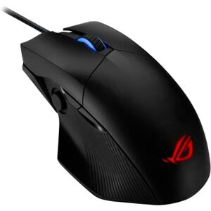 Asus ROG Chakram Core gaming mouse featuring programmable joystick, advanced 16000 dpi sensor, push-fit switch sockets design, adjustable weight, stealth, instant screenshot and Aura Sync lighting - Publicité