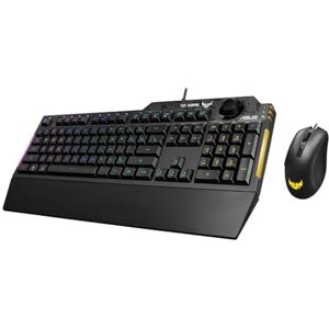 Asus Clavier TUF Gaming K1 RGB avec 5 Zones RGB, Bouton de Volume dédié et résistance aux déversements, Plus Souris Optique TUF Gaming M3 avec capteur 7000 dpi, Sept Boutons programmables - Publicité