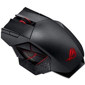 Asus ROG Spatha Rechargeable Wireless MMO Gaming Mouse with 12 Programmable Buttons, 8200DPI and Aura RGB Black - Publicité