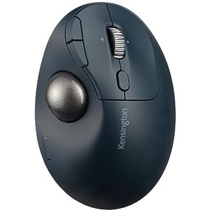 Kensington Pro Fit Ergo TB550 Souris sans Fil Trackball, Bluetooth Low Energy & 2,4 GHz, avec Boule de Défilement 4D Ergonomique Actionnable par Le Pouce, 51% de Plastique Recyclé (K72196WW) - Publicité