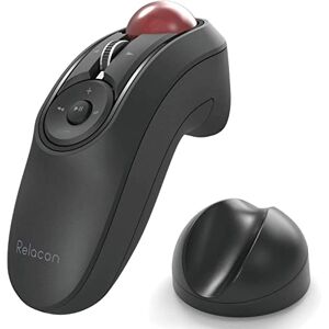 ELECOM M-RT1BRXBK Souris à boule de commande Bluetooth ergonomique avec contrôle du pouce Ambidextérité Capteur optique 10 boutons Compatible avec PC, ordinateur portable, Windows, Mac, iPad, Android, - Publicité