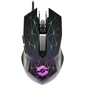 Speedlink RETICOS RGB Gaming Mouse Souris gaming USB avec éclairage RGB, 6 boutons, noir - Publicité