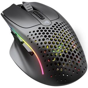 Glorious Gaming Model I 2 Wireless Souris de Jeu sans Fil Hybride 2,4 GHz et Bluetooth, 75 g Super légère, 9 Boutons (2 échangeables), RGB, Pieds PTFE, MMO/MOBA/FPS, appuie-Pouce latéral Noir - Publicité