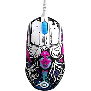 SteelSeries Prime Neo Noir Souris de jeu FPS Capteur optique TrueMove Pro 18 000 CPI 5 boutons programmables Interrupteurs optiques magnétiques Éclairage brillant Prism RVB - Publicité