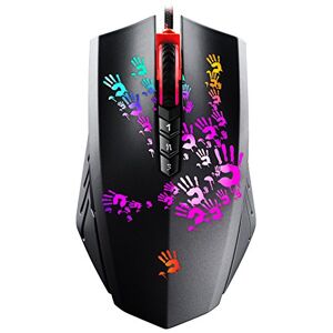 A4tech A4 Tech A60 Bloody Souris USB Optique 4 000 DPI Noire Souris (ambidextre, Optique, USB, 4 000 DPI, 6666 FPS, Noire) - Publicité