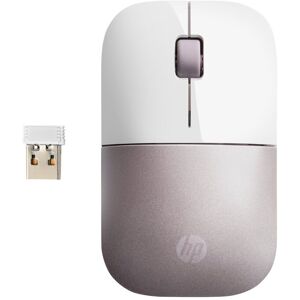 HP Souris sans fil Z3700 - Blanche/rose Bleu clair