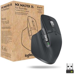 Logitech MX Master 3s for Business souris Droitier RF sans fil + Bluetooth Laser 8000 DPI