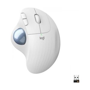 Logitech Souris Ergonomique - Sans fil - LOGITECH -ERGO M575 - Trackball - Blanc Logitech