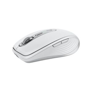 Souris Sans Fil - LOGITECH - MX Anywhere 3S - Bluetooth - Clics Silencieux - 6 boutons - Gris clair Logitech - Publicité