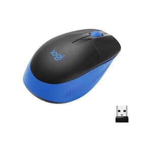 Logitech Souris sans fil - - M190 ergonomique - Bleu Logitech