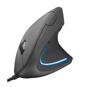 Souris ergonomique verticale filaire Trust Verto Noir - Publicité