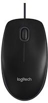 Logitech Souris filaire Logitech B100 blanche