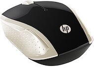 HP 200 - souris - 2.4 GHz - or de soie