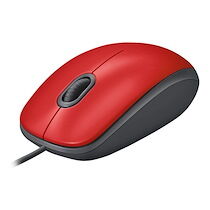 Logitech M110 Silent - souris - USB - rouge