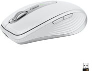 Logitech MX Anywhere 3 - souris - Bluetooth, 2.4 GHz - gris clair