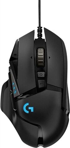 Refurbished: Logitech G502 HERO Gaming Mouse (With Weights), A